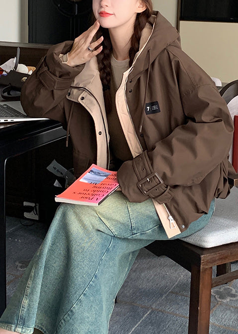 Women Coffee Oversized Pockets Fine Cotton Filled Women Witner Coats