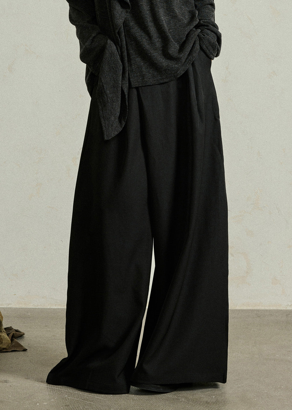 Women Ginger Pockets High Waist Wide Leg Pants