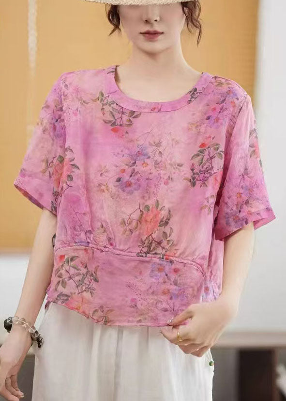 Women Oversized Patchwork Linen Shirts Summer