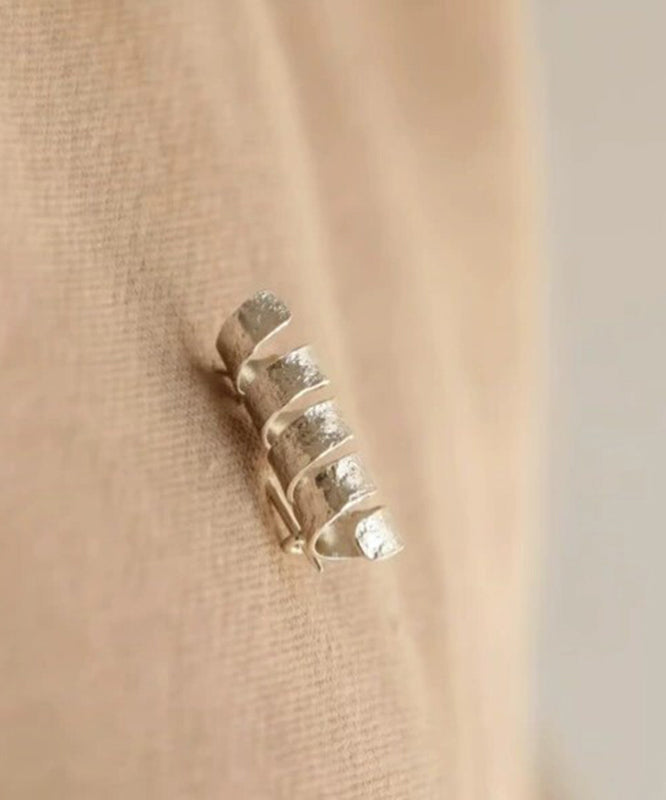 Women Silk Copper Spiral Bouquet Brooches
