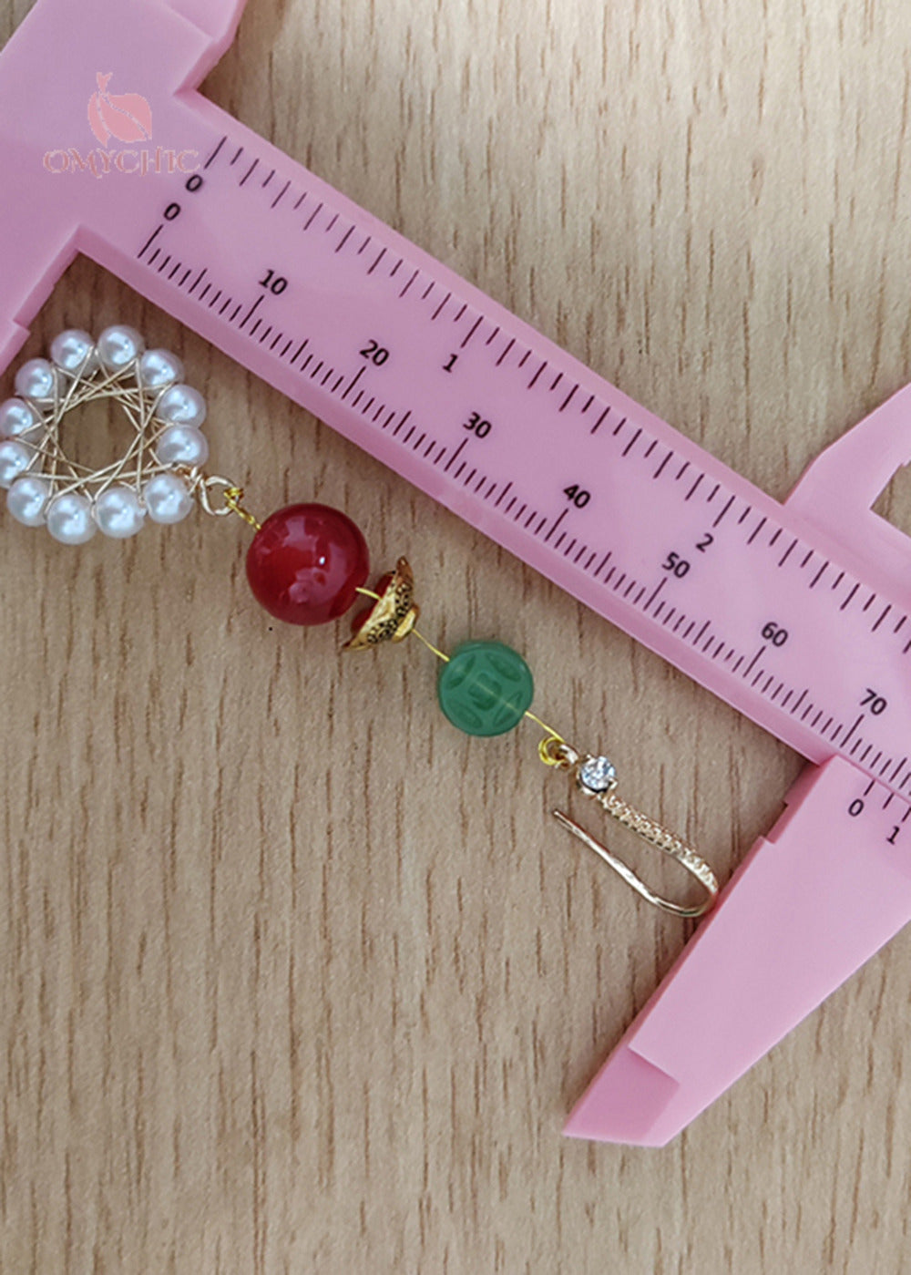 Women Sunflower Pearl Long Drop Earrings