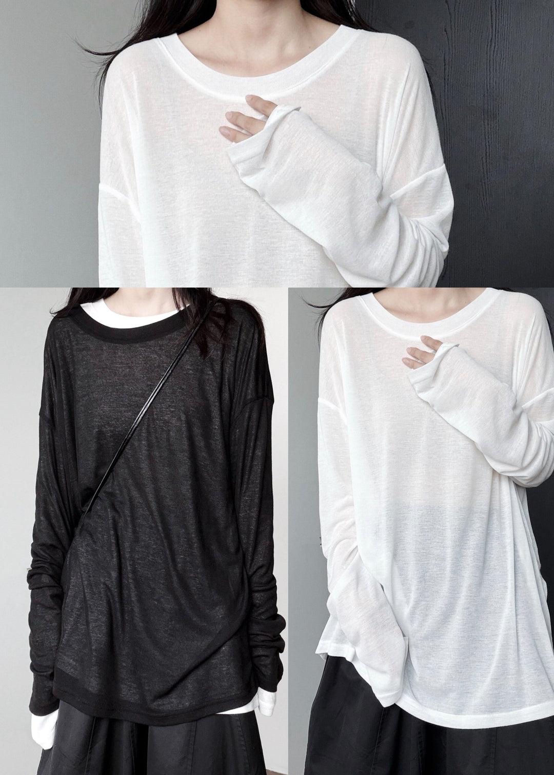 Women White Oversized Cotton Shirt Tops Fall