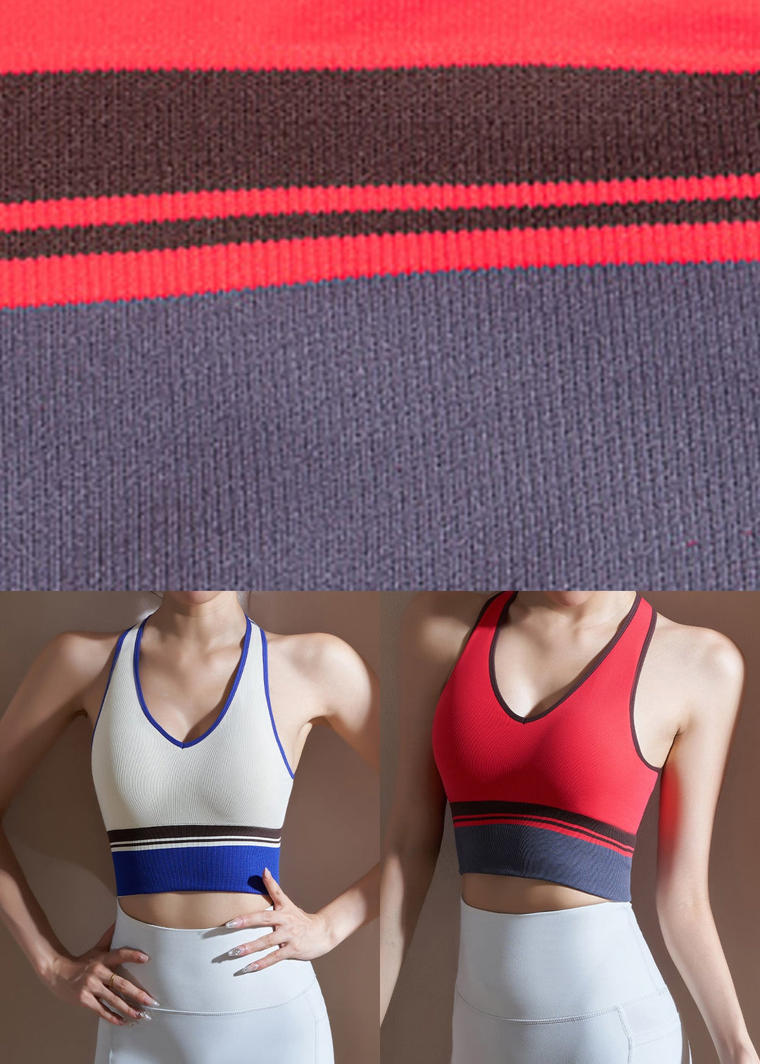 Women White V Neck Cold Shoulder Sports Bra