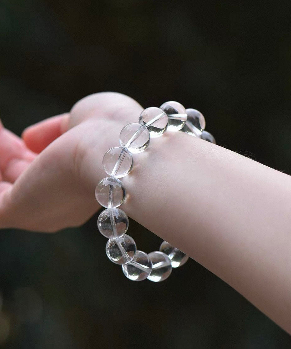 Women White Versatile Natural Crystal Bracelet