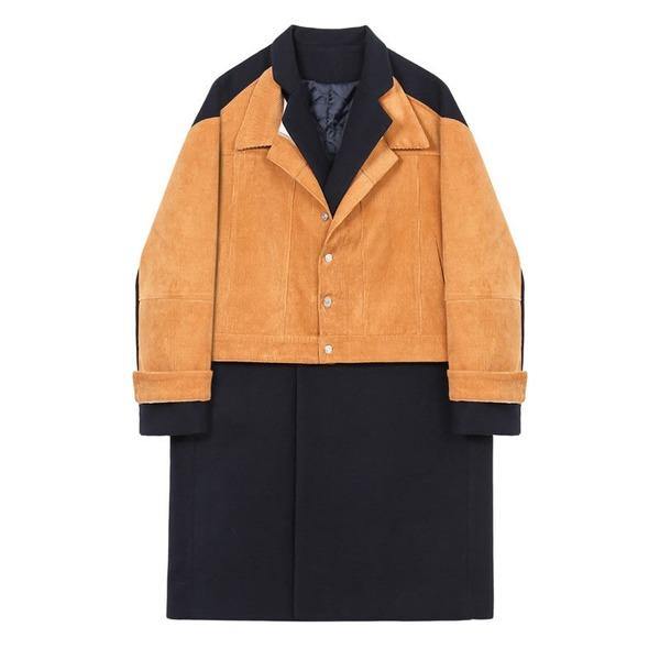 Loose Splicing Fashion Women Winter The New Personality Street Trendy - Omychic