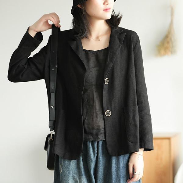 Single Breasted Long Sleeve 4 Color Fashion Coat 2020 New  All-match Women Tops Coat - Omychic