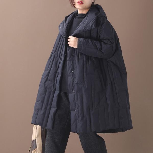 Hooded Down Coats 2020 Winter New Pockets Korean Style Female Down Coats - Omychic