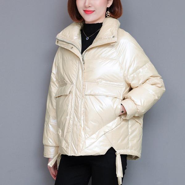 Short White Duck Down Women Jacket Coats Girls Thinck Warm Snow Wear Outdoor Clothing - Omychic