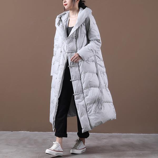 2020 Winter Warm Female Vintage Loose White Duck Down Coats - Omychic