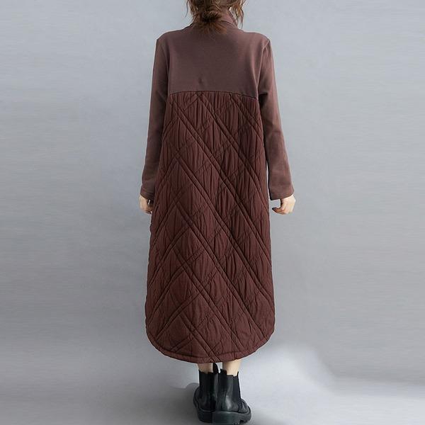 Casual Style 2020 Winter Elegant Loose Minority Pullover Dress - Omychic