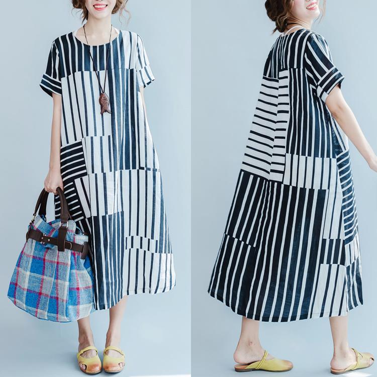 2017 summer dresses 100 linen sundress joyful keys of the piano - Omychic