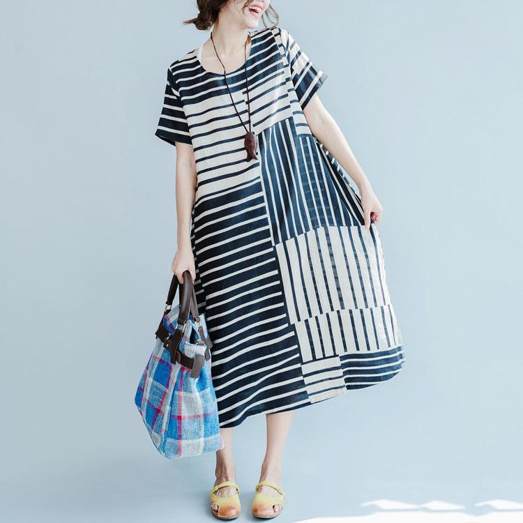 2017 summer dresses 100 linen sundress joyful keys of the piano - Omychic