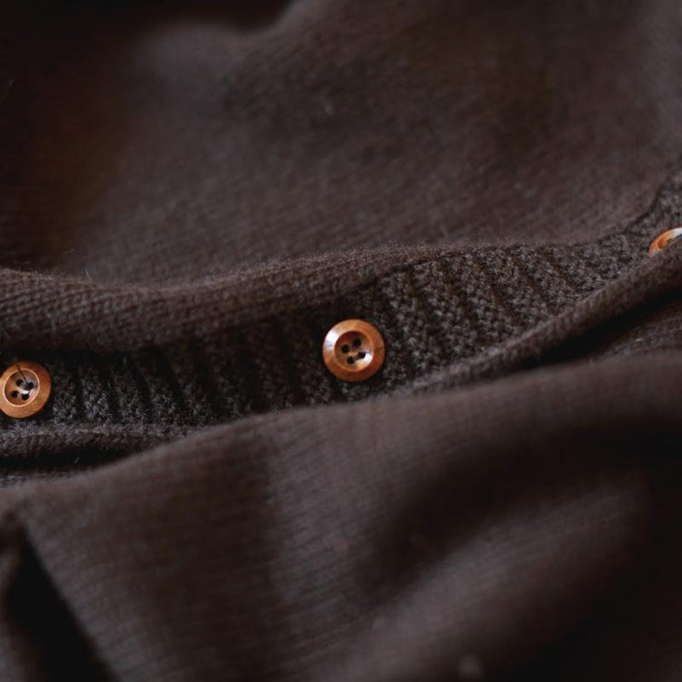 2021 autumn new brown knit tops loose casual v neck sleeveless waistcoat - Omychic
