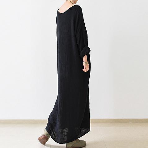 linen dress omychic review Beautiful Linen Dress Omychic Casual Solid Color Loose Pocket Dress
