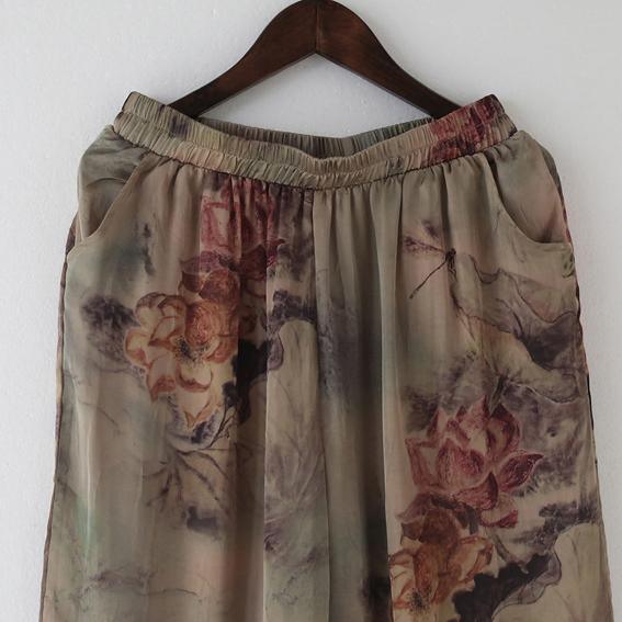 2021 New Vintage Pints Silk Cardigans Casual Loose Tops And Pants ( Limited Stock) - Omychic