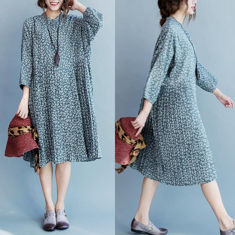 2017 oversized half sleeve cotton dresses casual flowy shift dress loose style - Omychic