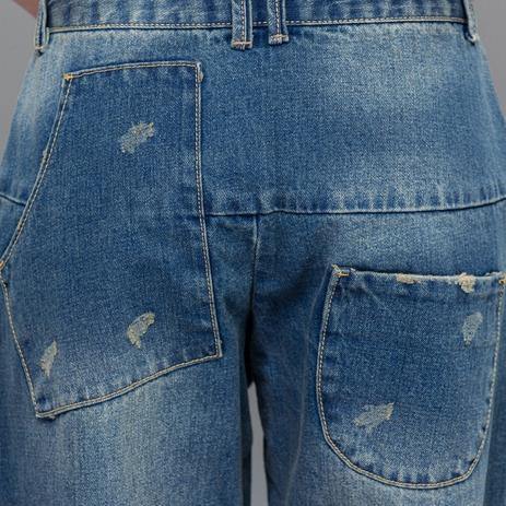2017 spring casual denim pants blue crop jeans woman - Omychic