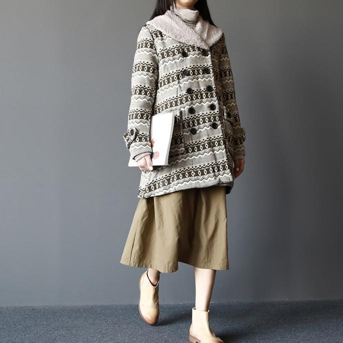 2017 spring casual knit coats vintage style - Omychic