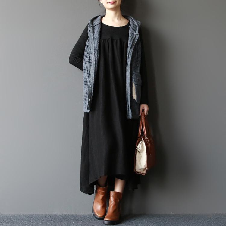 2017 spring hoodied knit tops women cardigans in blue - Omychic