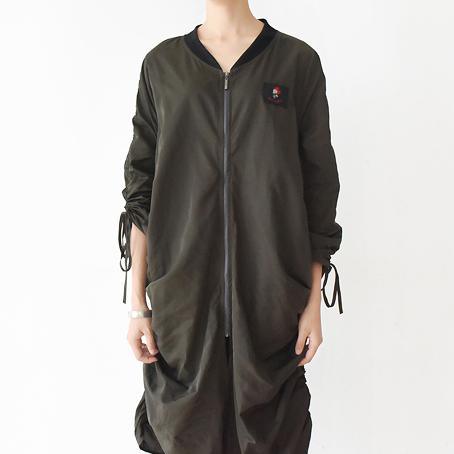 2017 spring new drape dresses chic oversize caftans tea green dresses - Omychic