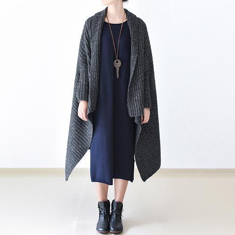 2017 winter original design woolen outwear plus size thick knit sweaters coats - Omychic