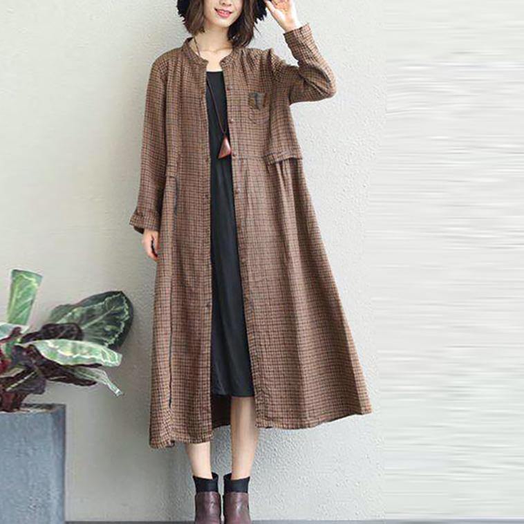 2021 Army Green Shirt Dress Oversized Lapel Collar Casual Dresses New Stand Collar Shift Dress - Omychic