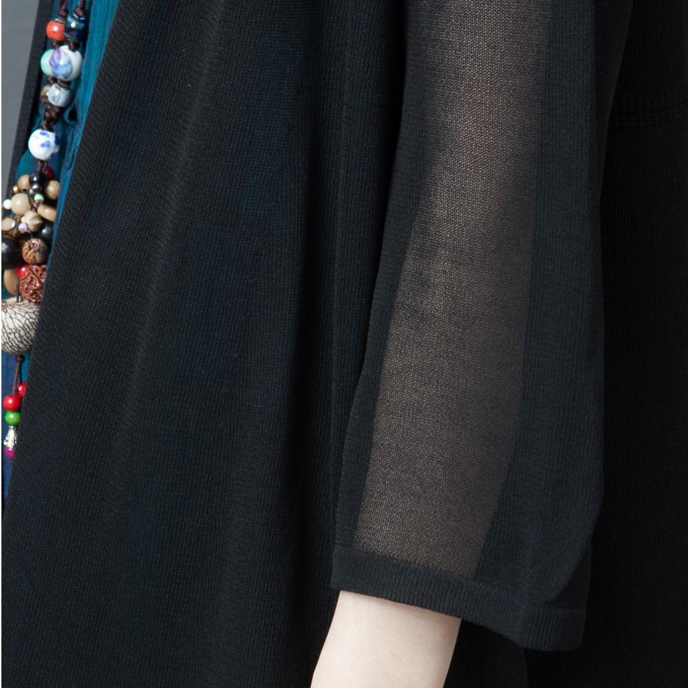 2019 loose blended bracelet sleeved women clothing casual solid color long cardigan - Omychic