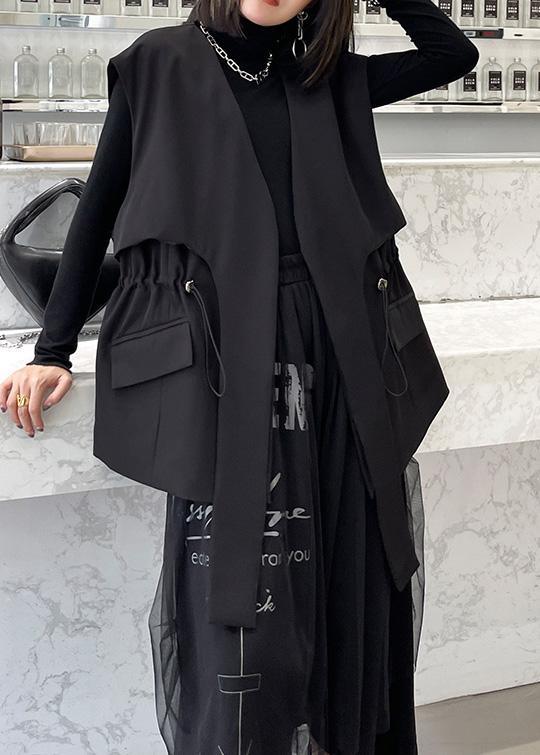 2021 Black Fashion Close Waist Versatile Cotton Jacket - Omychic