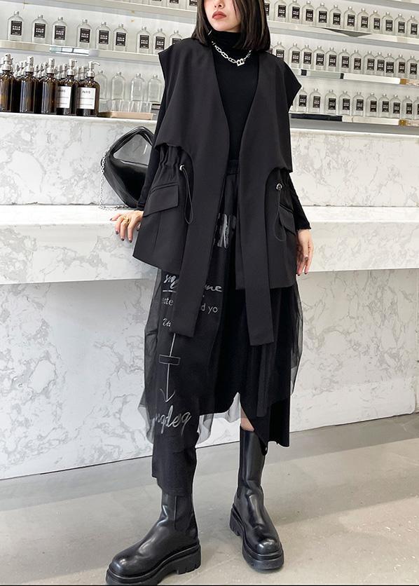 2021 Black Fashion Close Waist Versatile Cotton Jacket - Omychic