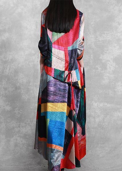 2021 Silk Summer Dress Print A Line Dresses ( Limited Stock) - Omychic