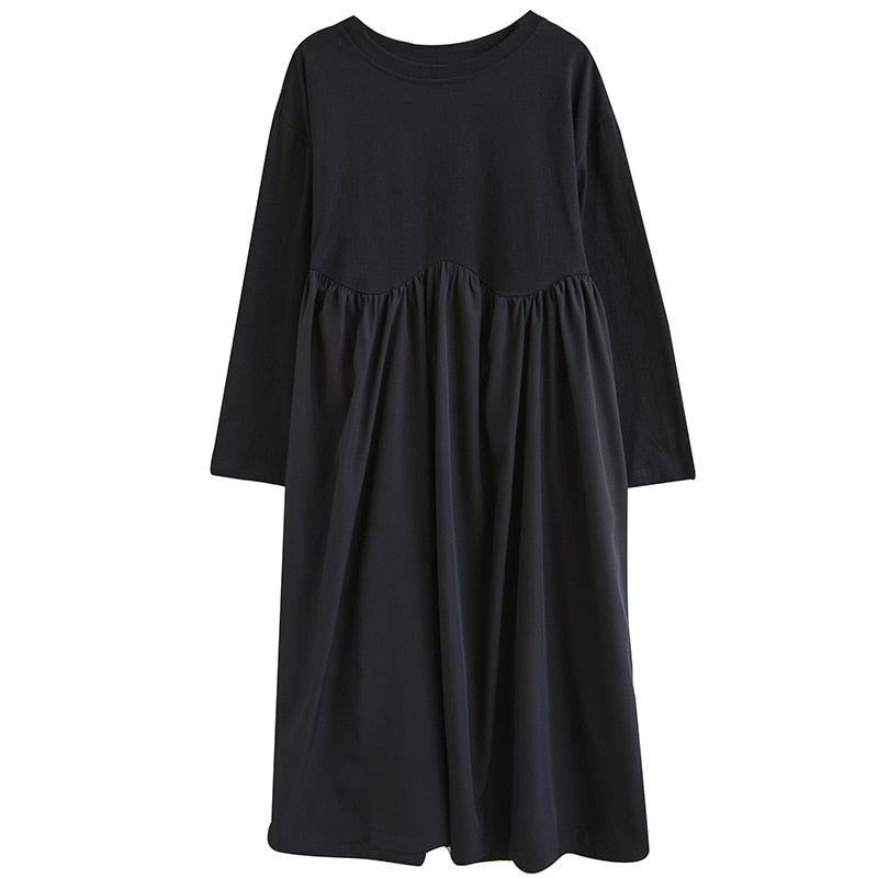2023 Patchwork Long Sleeve Fashion Spring Dress