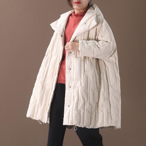 Hooded Down Coats 2020 Winter New Pockets Korean Style Female Down Coats - Omychic