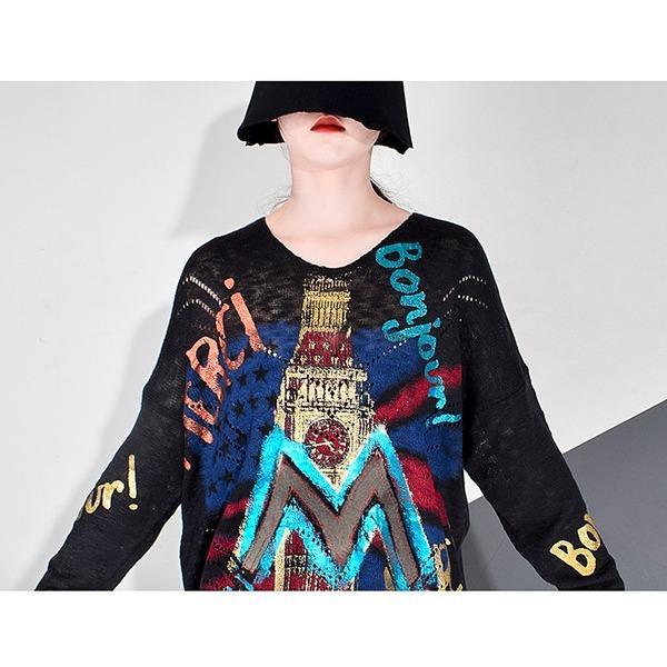 Fashion New Style O Neck Collar Long Sleeve Pullover Personality - Omychic