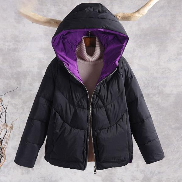 New Fashion Hooded Casual Cotton Parka Female Outerwear Coats - Omychic