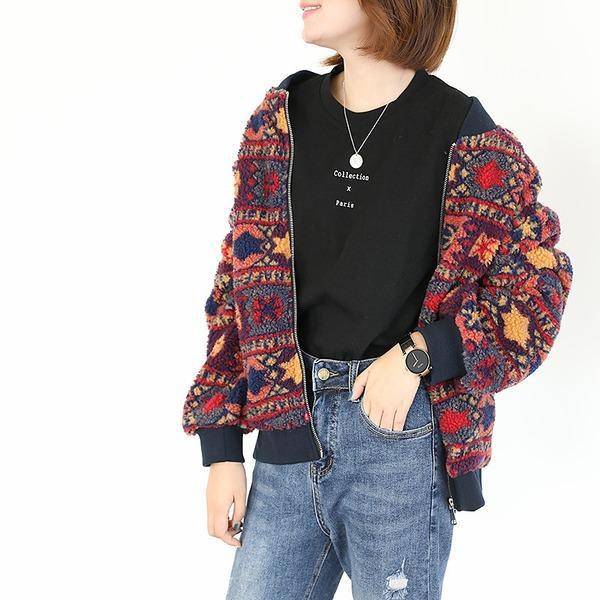 O-Neck Single Baseball Uniform Women Jackets 2020 Autumn Long Sleeve Female Tops Coat - Omychic