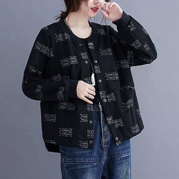 Oversized Women Autumn Casual Jackets New 2020 Simple Female Outerwear Coats - Omychic