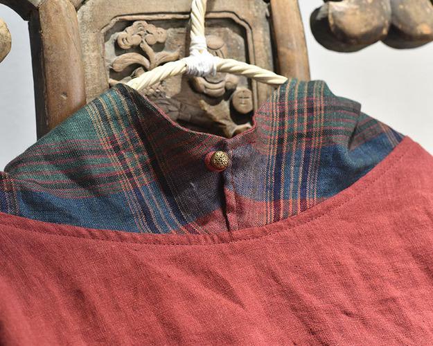 Women Linen Patchwork Hooded Coat Parkas Ladies Vintage Flax Tops Female 2020 Outerwear 2020 Autumn Winter - Omychic