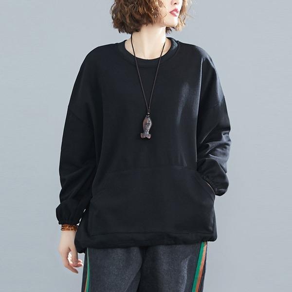 Women Autumn Casual Sweatshirt O-neck Loose Female Pullovers Hoodies - Omychic