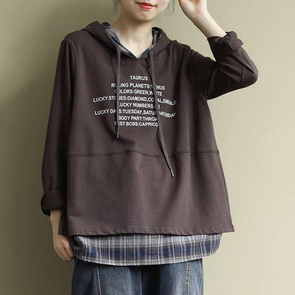 New 2020 Korean Style Letter Print Harajuku Hooded Pullovers - Omychic