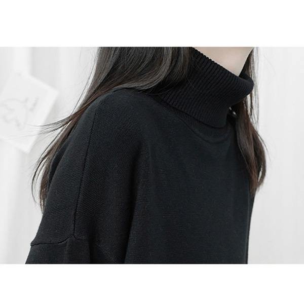 Pullover Casual Women Black Winter The New Fashion All-match - Omychic