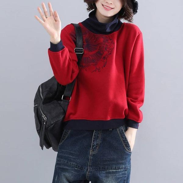 Plus Size Women Casual Sweatshirt New Fashion Autumn Winter Tops Hoodies - Omychic