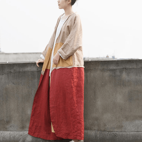 Vintage Long Sleeve 2020 Spring New Chinese Cardigan High Quality Trench - Omychic