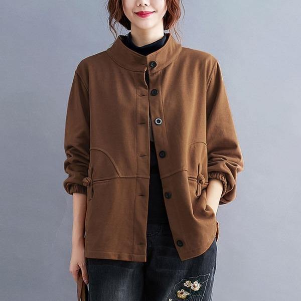100% Cotton Women Casual Jackets New Arrival 2020 Autumn Winter Outerwear - Omychic