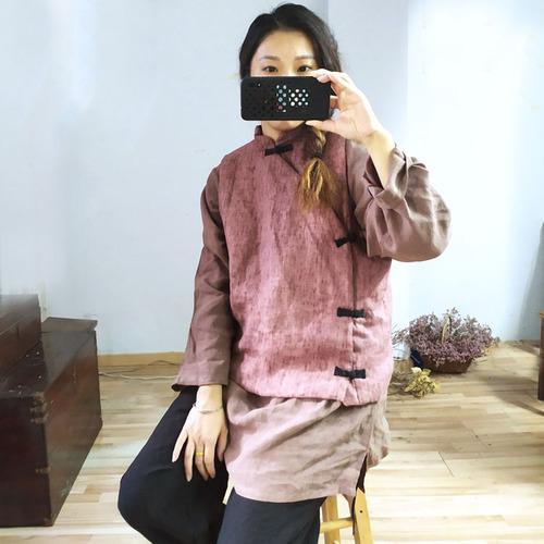 Omychic Loose Padded Vests Ladies Vintage Waistcoat Outerwear Female 2020 Autumn Winter Chinese Style Vest - Omychic