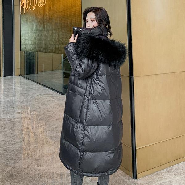 Winter Women's Plus Size Thicken Parka Female Cotton-Padded Clothes Hooded Fur Jacket - Omychic