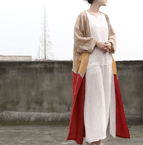 Vintage Long Sleeve 2020 Spring New Chinese Cardigan High Quality Trench - Omychic