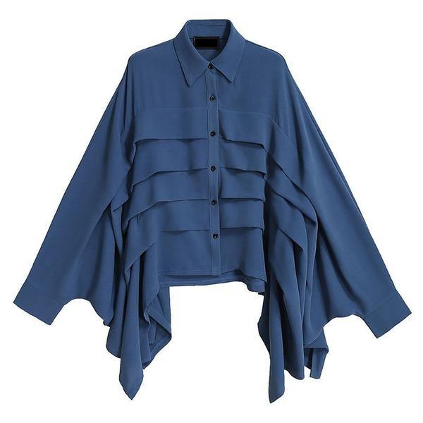 Patchwork Draped Solid Women Set 2020 Spring Casual Fashion Temperament Women Clothes - Omychic