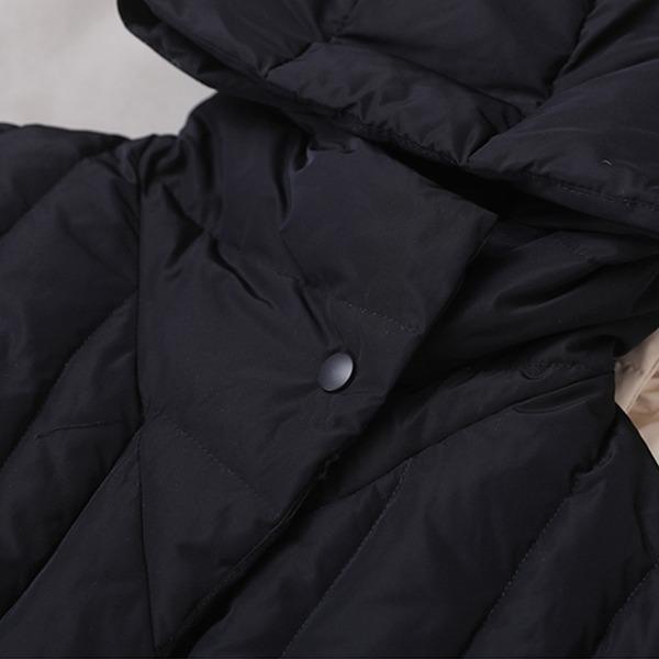 Hooded Down Coats 2020 Winter New Pockets Korean Style Female Down Coats - Omychic