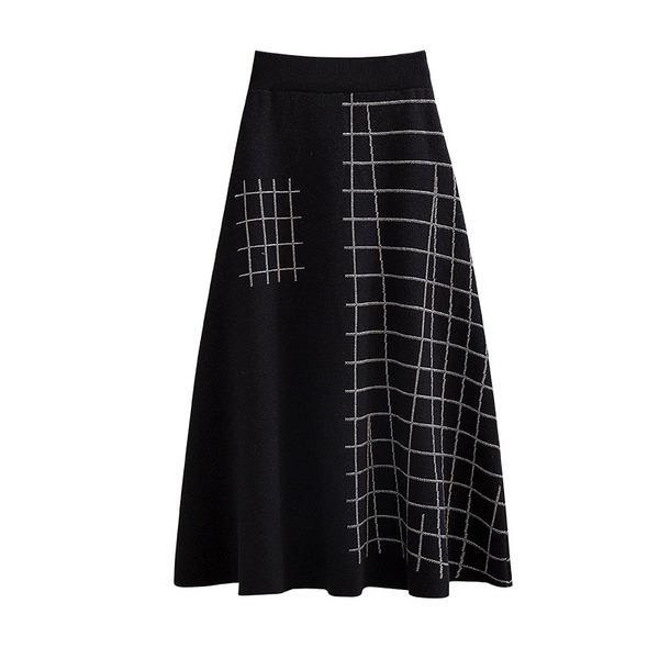 Elastic Waist Minority Casual Style 2020 Winter Elegant Loose Skirt - Omychic