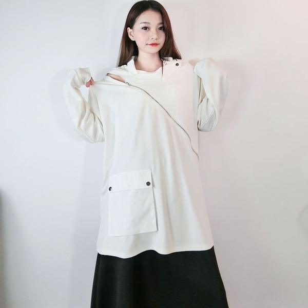 Women Fashion T Shirt 2020 Winter Pocket Off Shoulder Small Fresh Casual Pleated Elegant Solid Color Tee Top - Omychic